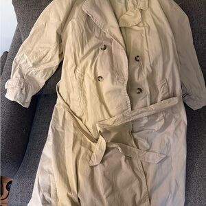 J. Crew Beige 100% Cotton Trench Coat